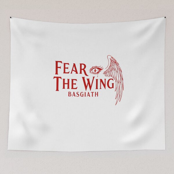 Item preview, Fourth Wing "Fear The Wing" Red Dragon Eye Logo designed and sold by Sitred123.