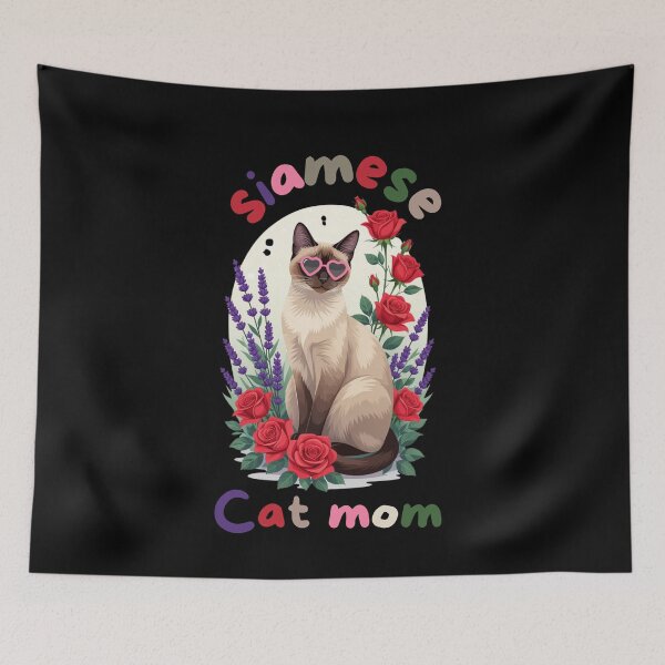 Item preview, Siamese cat mom designed and sold by Fateh-Kro ⭐⭐⭐⭐⭐.
