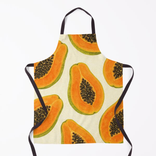 Item preview, Ripe papaya watercolor pattern on texture paper designed and sold by cutsypatterns.