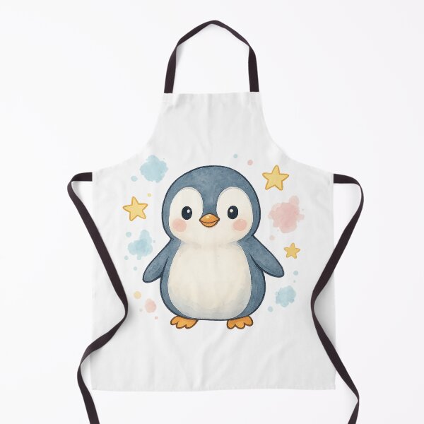 Item preview, Kawaii Penguin Watercolor | Cute Chibi Penguin Illustration | Adorable Animal Design designed and sold by Creative.Shop.