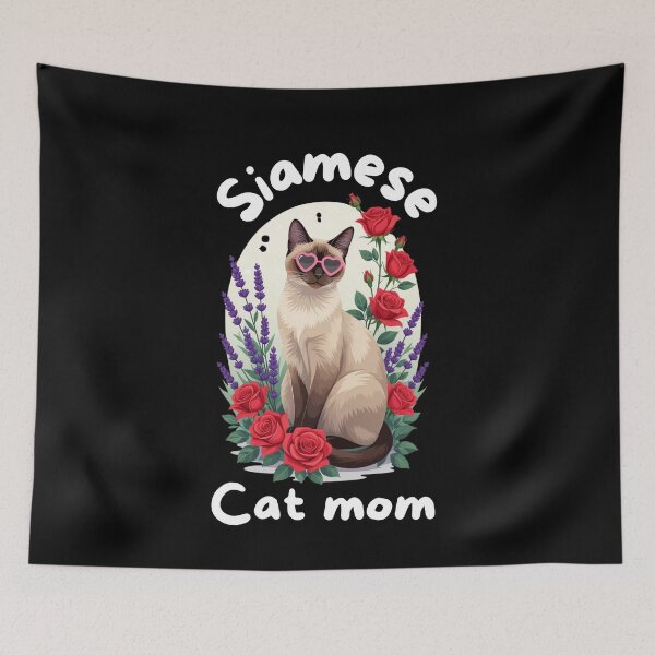 Item preview, Siamese cat mom designed and sold by Fateh-Kro ⭐⭐⭐⭐⭐.