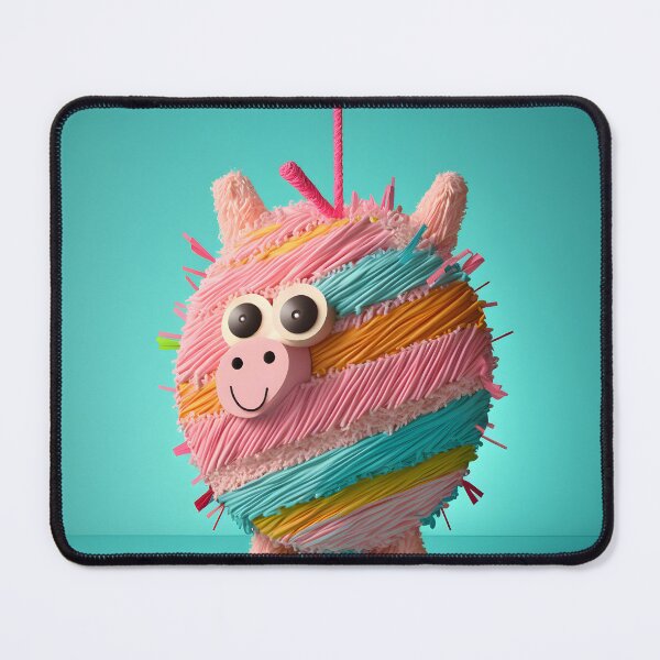 Item preview, Mexican holiday pinata monster bright background designed and sold by dvoevnore.