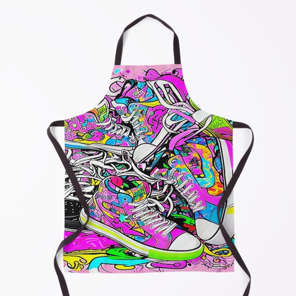 Item preview, Vibrant Chaos of Colorful Sneakers. designed and sold by Alexzonartshop.