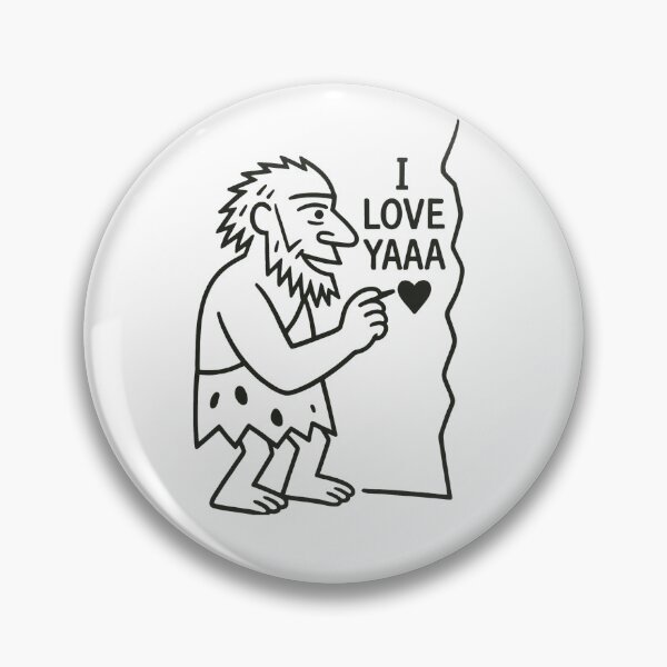 Item preview, Caveman I Love Ya. Funny Valentines Day, Anniversary designed and sold by Anniko Art Studio.