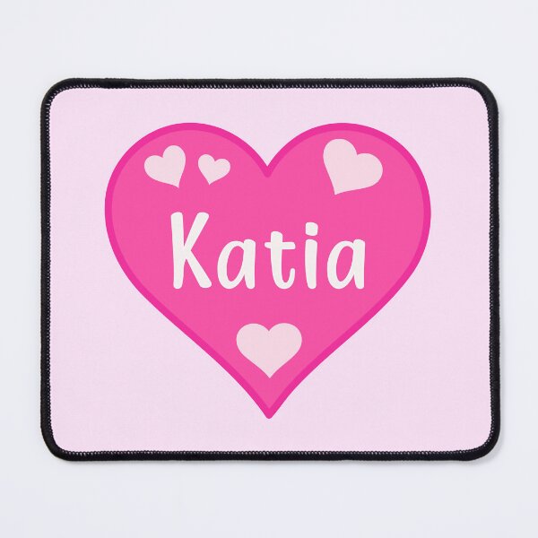 Item preview, Katia Name Pink Heart designed and sold by Jeallan Designs.