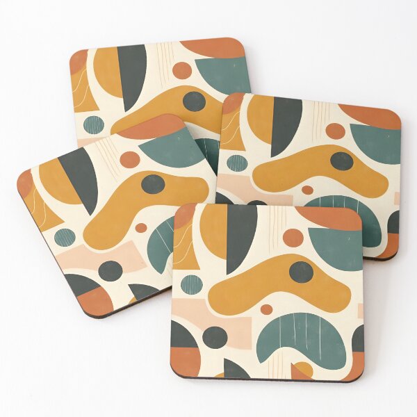 Item preview, Retro Abstract Seamless Pattern – Bold Multicolor Geometric designed and sold by isary.