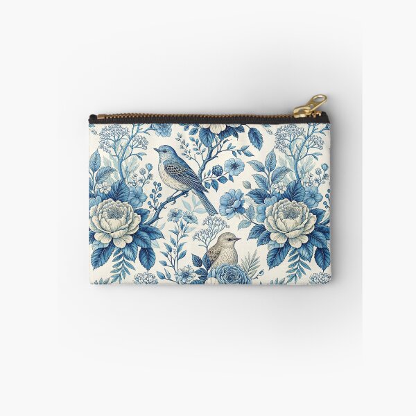 Item preview, Foral pattern Toile de Jouy designed and sold by Creative Line Prints.