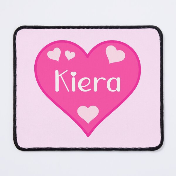 Item preview, Kiera Name Pink Heart  designed and sold by Jeallan Designs.