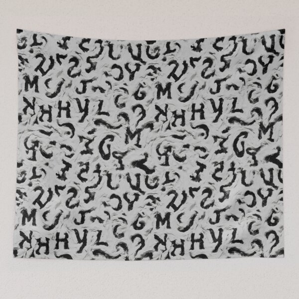 Item preview, 3D Sculptural Abstract Typography Pattern designed and sold by Prismatect.