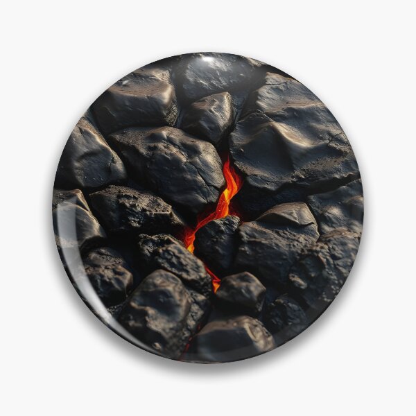 Item preview, Dark Lava Rocks with Glowing Red Cracks Texture designed and sold by SassyArtistry.