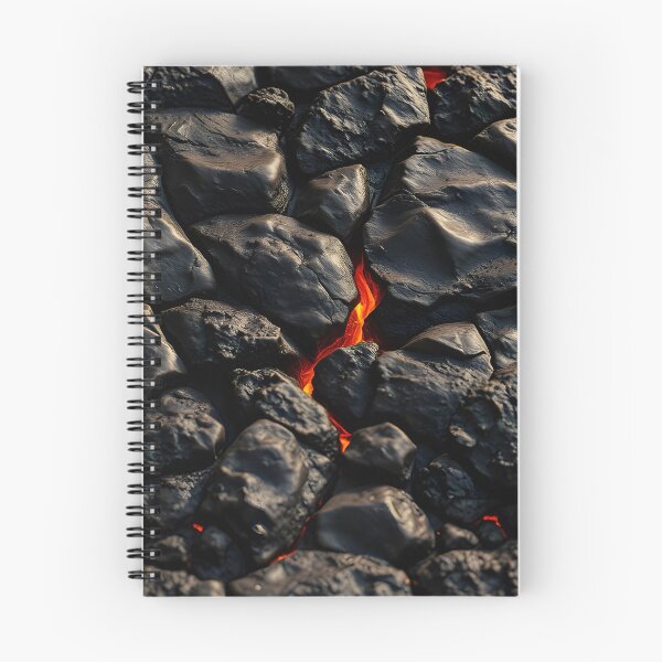 Item preview, Dark Lava Rocks with Glowing Red Cracks Texture designed and sold by SassyArtistry.