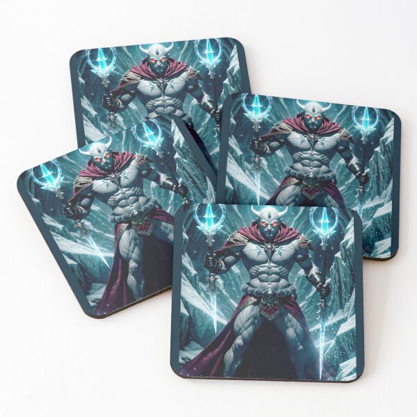 Item preview, Pale Demon King of the Icelands – Dark Fantasy Warrior Artwork designed and sold by GempArt.