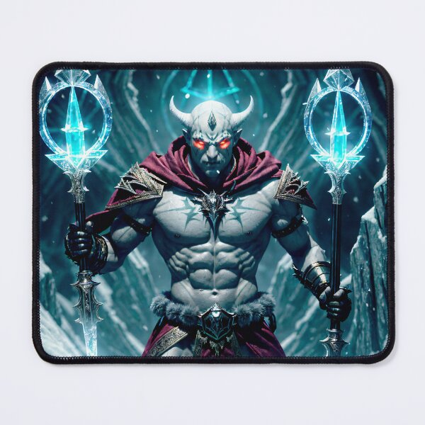 Item preview, Pale Demon King of the Icelands – Dark Fantasy Warrior Artwork designed and sold by GempArt.