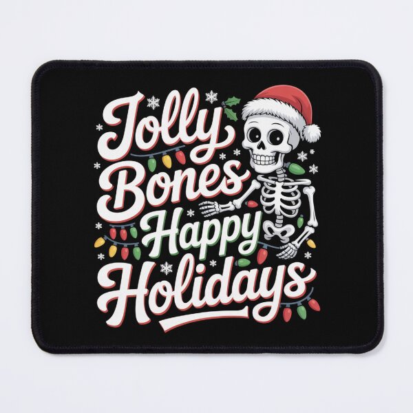Item preview, Jolly Bones Happy Holidays Funny Osteopathy Christmas Design designed and sold by osteopath shop.