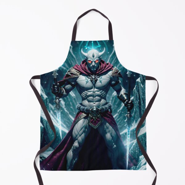 Item preview, Pale Demon King of the Icelands – Dark Fantasy Warrior Artwork designed and sold by GempArt.