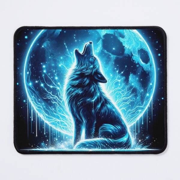 Item preview, ' A Celestial Dream: Wolf of the Night' designed and sold by LittlePaws2.