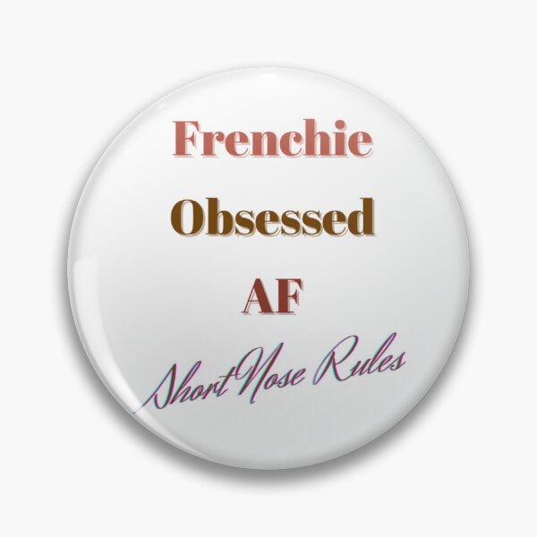 Item preview, Frenchie Obsessed AF T-Shirt, Short Nose Fan Gift designed and sold by FunnyPetTeesJP.