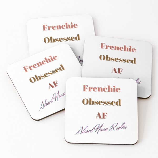 Item preview, Frenchie Obsessed AF T-Shirt, Short Nose Fan Gift designed and sold by FunnyPetTeesJP.