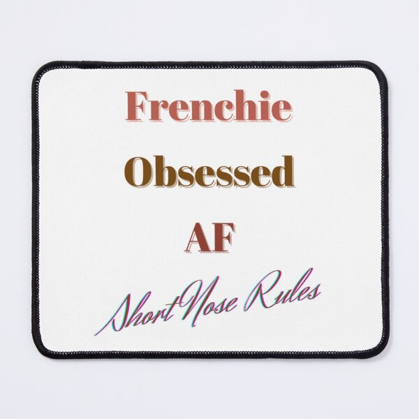 Item preview, Frenchie Obsessed AF T-Shirt, Short Nose Fan Gift designed and sold by FunnyPetTeesJP.