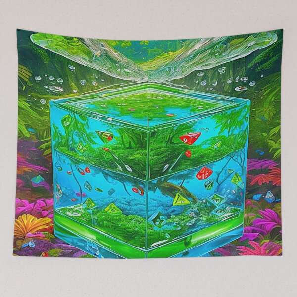 Item preview, Enchanted Forest Cube of Dice. designed and sold by Alexzonartshop.