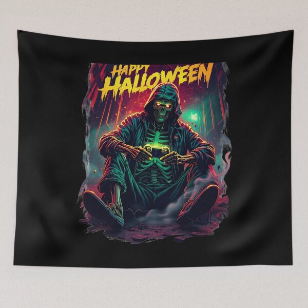 Item preview, halloween skeleton zombie gaming controler designed and sold by Uglyandcute.