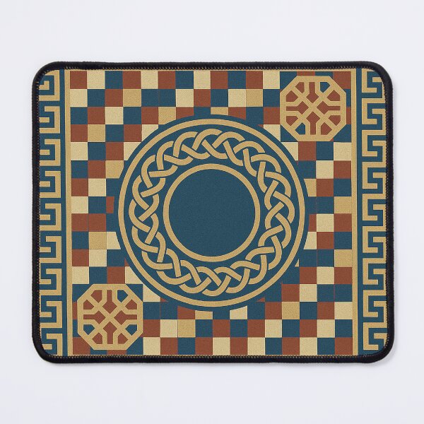 Item preview, Mediterranean Checker with Guilloche Ring designed and sold by straydog89.