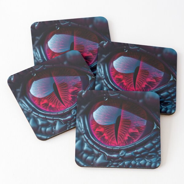 Item preview, Red Dragon Eye Close Up with Dark Scales designed and sold by SassyArtistry.