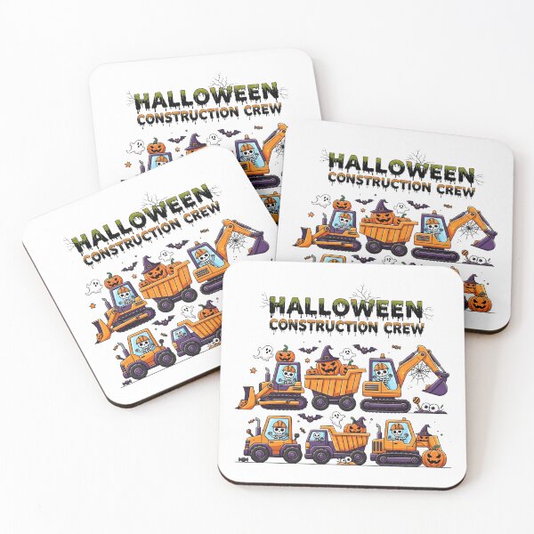 Item preview, Spooky Construction – Funny Halloween Builder Design designed and sold by Teetreasure2.