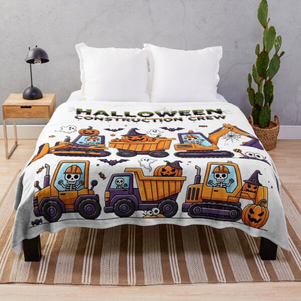 Item preview, Spooky Construction – Funny Halloween Builder Design designed and sold by Teetreasure2.