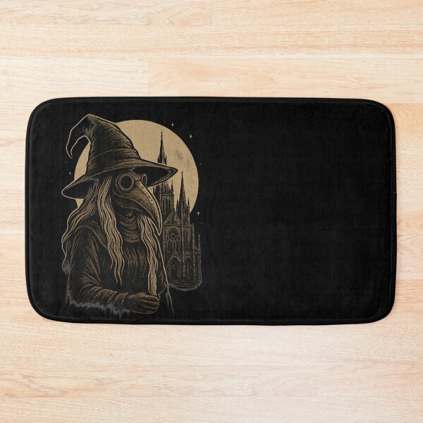Item preview, Gothic Plague Witch – Sepia Horror Cathedral Halloween Design designed and sold by Meandmyshop.