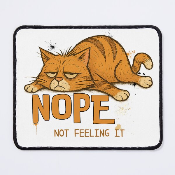 Item preview, Funny Funky Cat-Nope, Not Feeling It designed and sold by EverydayJoes.