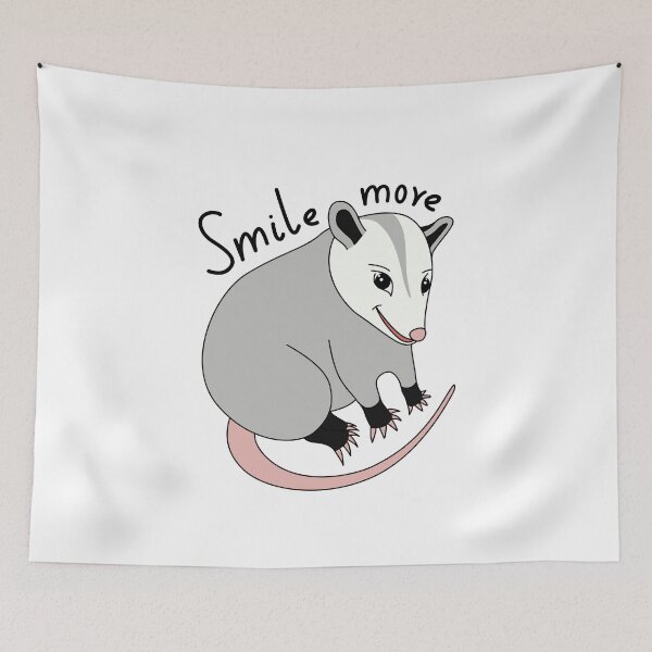 Item preview, Cute Animal Opossum Happy animal Smile more designed and sold by micarto.