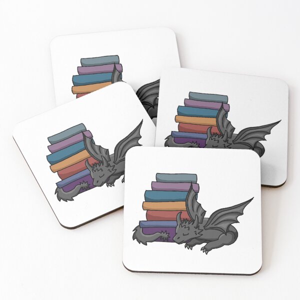 Item preview, Book hoarding dragon designed and sold by bookloversclub.