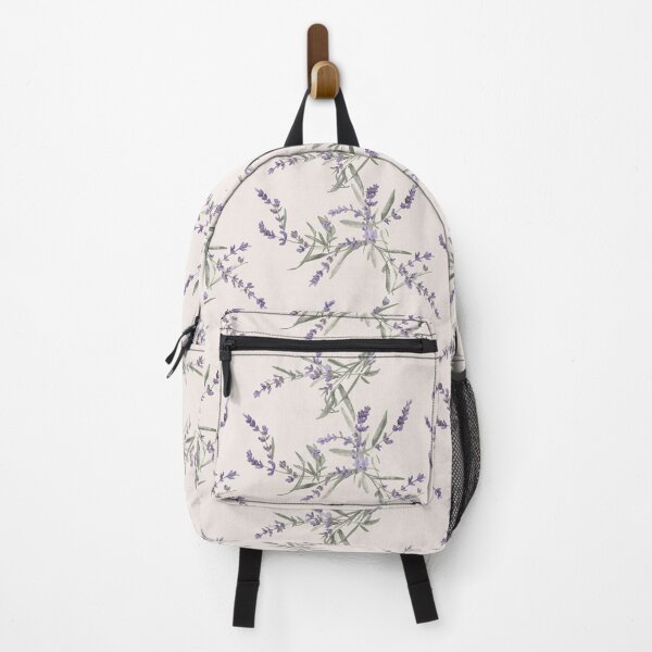 Item preview, Lavender Sprigs | Seamless Watercolor Botanical Pattern | Cream Background designed and sold by carysdesignshop.