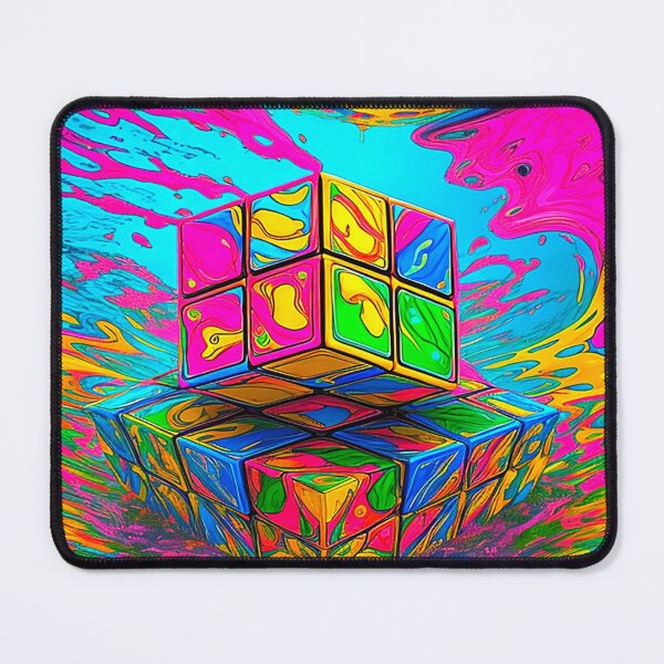 Item preview, Psychedelic Rubik's Cube Explosion. designed and sold by Alexzonartshop.