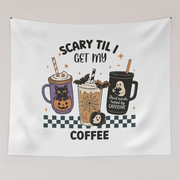 Item preview, Scary til I get my coffee designed and sold by SushiAnn.