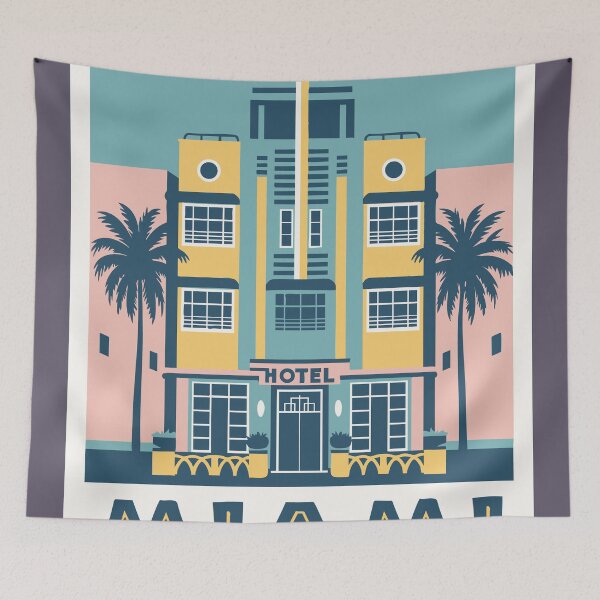 Artikelvorschau, Hotel Miami entworfen und verkauft von kdnj.