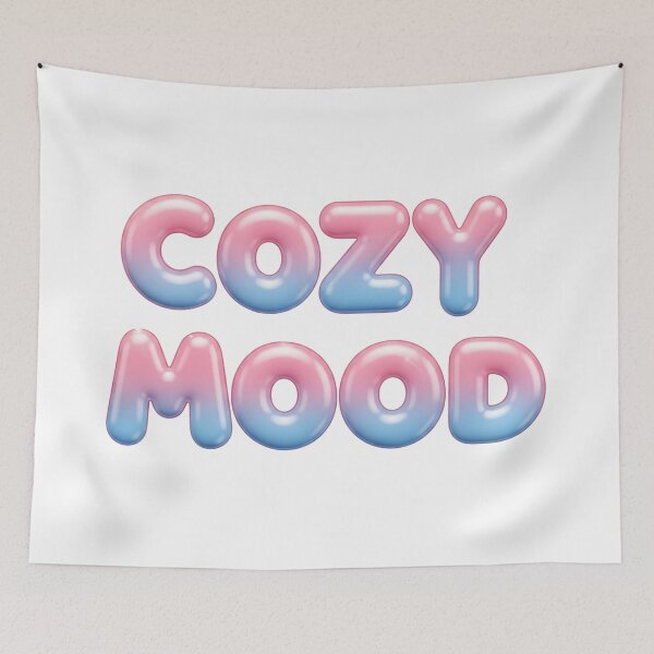 Item preview, Cozy Mood Pastel Gradient Bubble Text designed and sold by Pani-Malyuvalka.