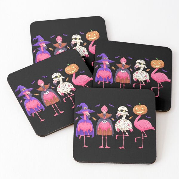 Item preview, Pink Flamingo Halloween Spooky Cute Design designed and sold by Teetreasure2.