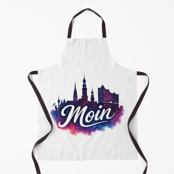 Item preview, Hamburg Moin city silhouette galactic gift designed and sold by Pineapple-Tree.