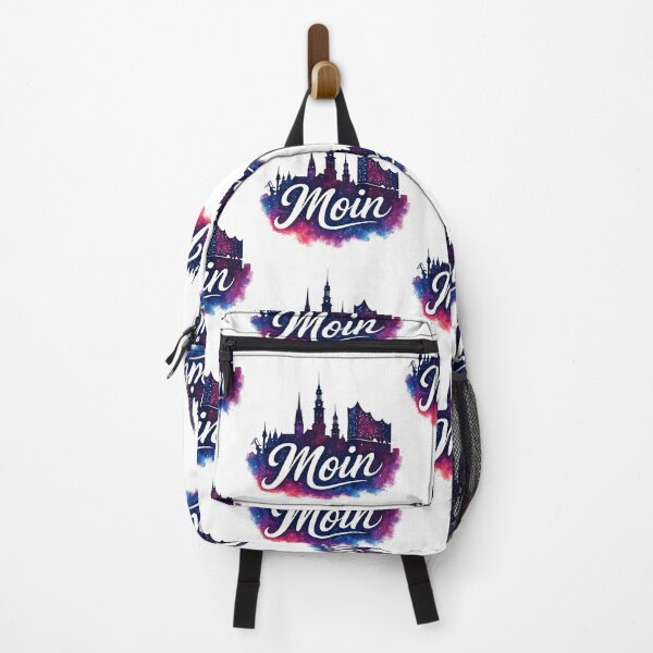 Item preview, Hamburg Moin city silhouette galactic gift designed and sold by Pineapple-Tree.