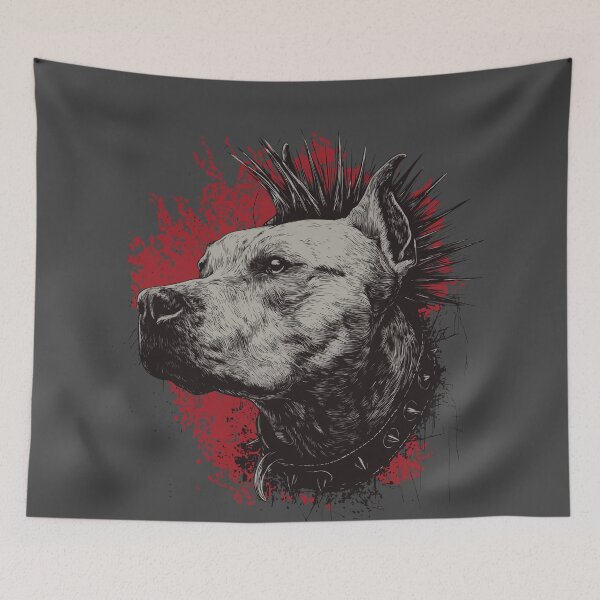 Item preview, American Staffordshire Terrier Punk Rock designed and sold by drizzd.