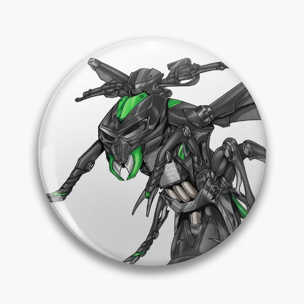 Item preview, Kawasaki Z1000 2017 (Metallic Spark Black & Golden Blazed Green) for Motorcycle Riders designed and sold by MotoApparelHub.