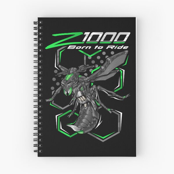 Item preview, Kawasaki Z1000 2017 (Metallic Spark Black & Golden Blazed Green) for Motorcycle Riders designed and sold by MotoApparelHub.