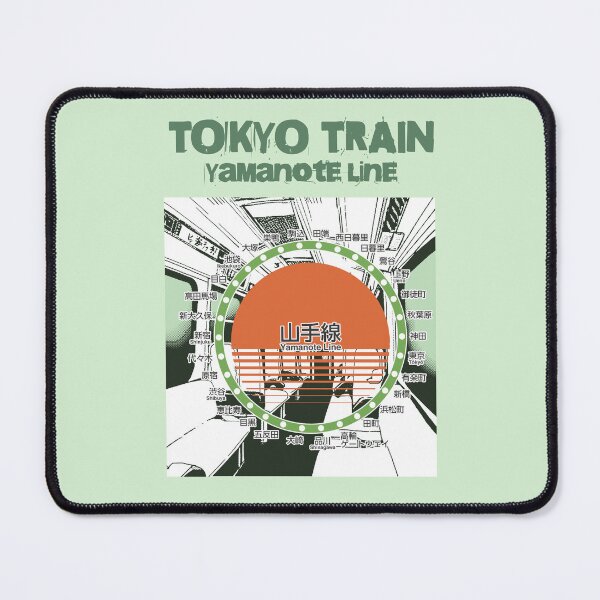 Item preview, Yamanote Line Railmap Tokyo Japan, Yamanote Line Collection designed and sold by Genki Tee.