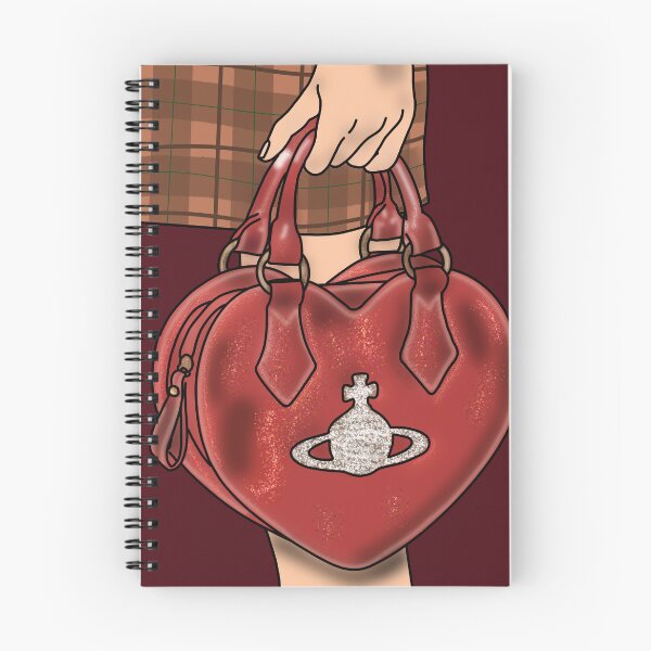 Item preview, Glittering Heart Bag Art Print in Red designed and sold by PopHuePrints.
