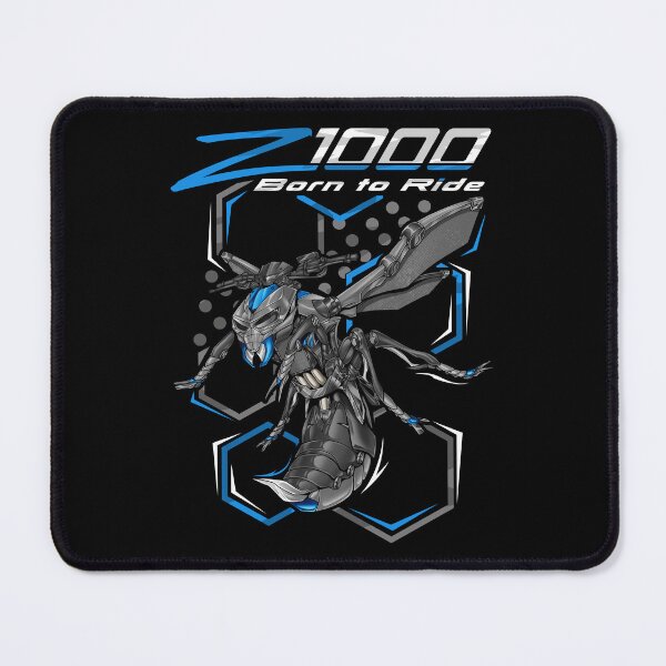 Item preview, Kawasaki Z1000 2018 (Pearl Storm Grey & Candy Surf Blue & Metallic Spark Black & Metallic Graphite Grey) for Motorcycle Riders designed and sold by MotoApparelHub.