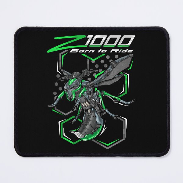 Item preview, Kawasaki Z1000 2019-2020 (RE Metallic Spark Black & Pearl Storm Grey & Emerald Blazing Green) for Motorcycle Riders designed and sold by MotoApparelHub.