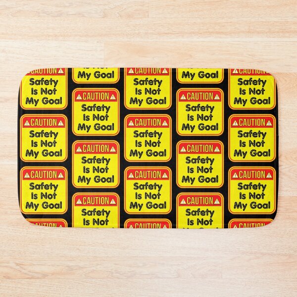 Item preview, CAUTION:  Safety Is Not My Goal - funny warning signs work designed and sold by DesignsFromTW-S.