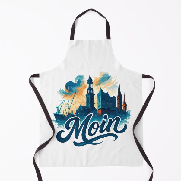Item preview, Hamburg Moin city silhouette maritime gift designed and sold by Pineapple-Tree.